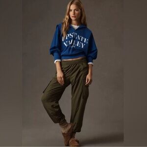 Anthropologie Pilcro Navy Graphic Hoodie – Like New